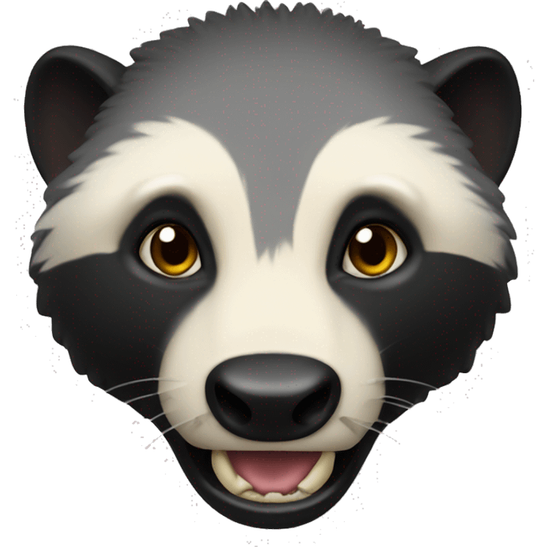 fierce honey badger head emoji