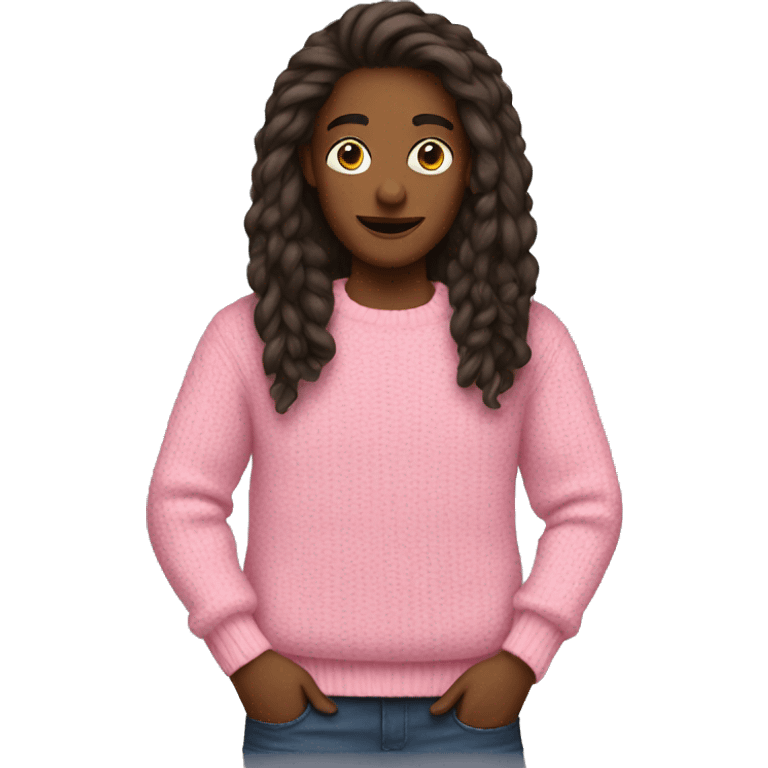 pink sweater  emoji