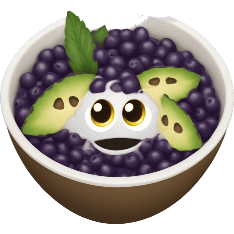 açaí bowl emoji