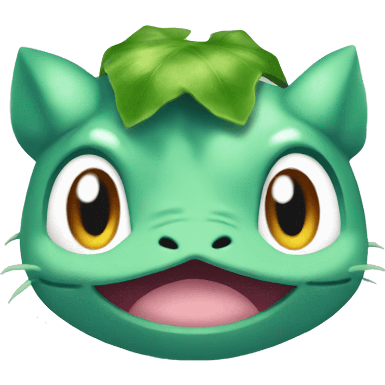 Bulbasaur peek emoji