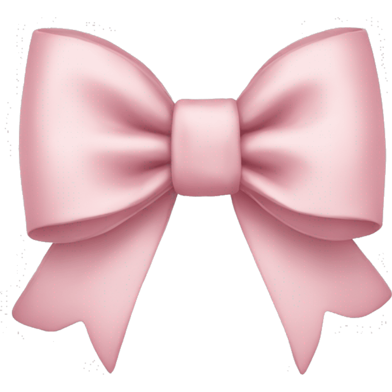 light pink bow emoji