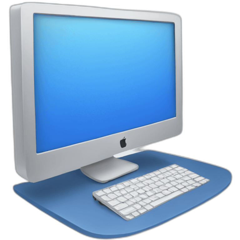 iMac blue emoji