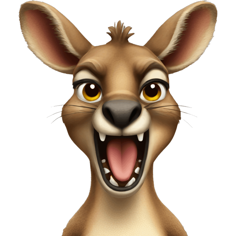 angry Kangaroo emoji