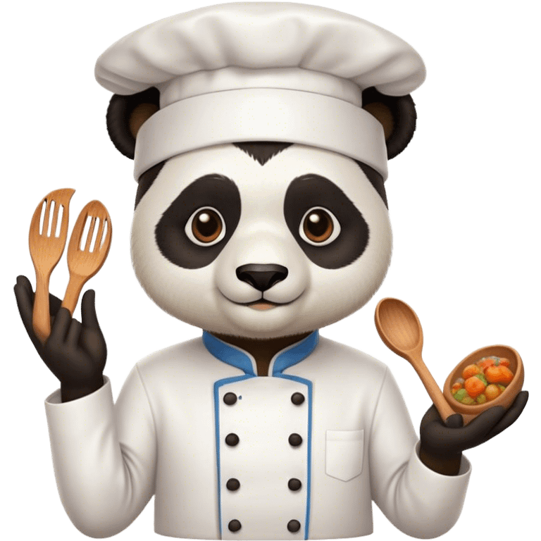 Indian panda chef emoji