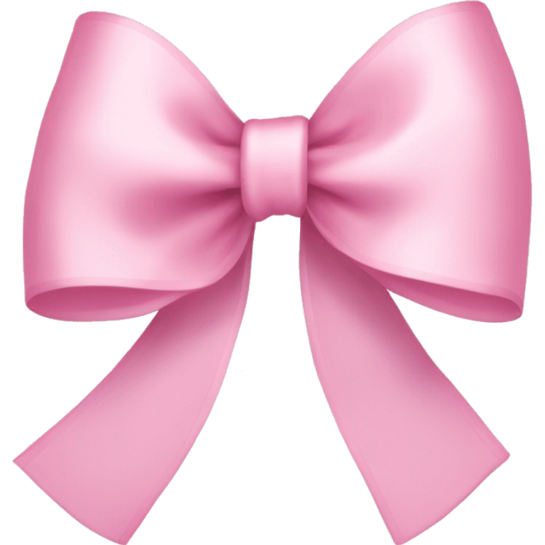 light pink ribbon bow emoji