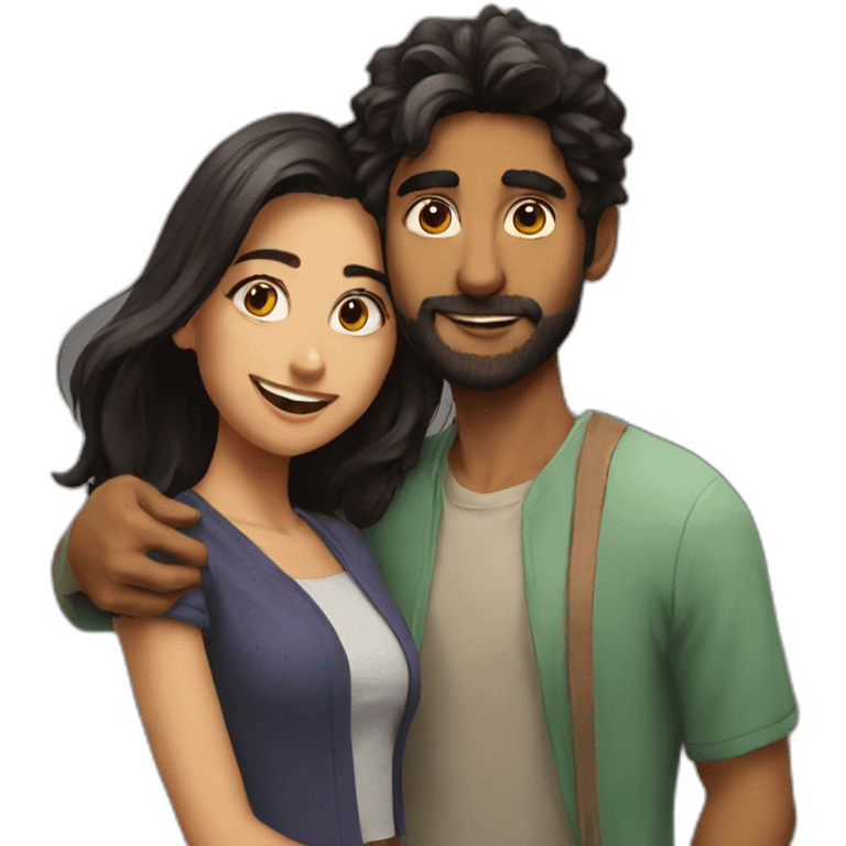 suraj with gf  emoji