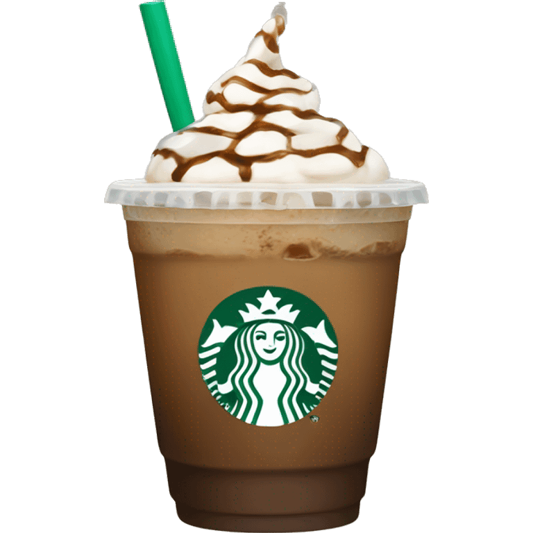 Starbucks ice coffe emoji