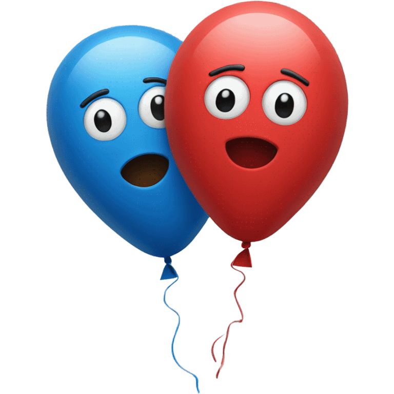 Two balloons emoji