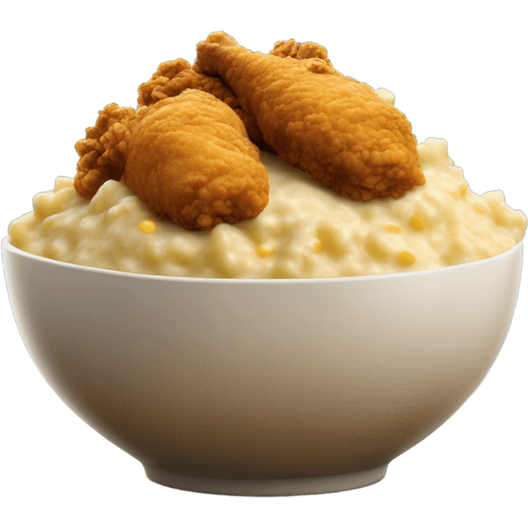 Kentucky fried chicken bowl emoji