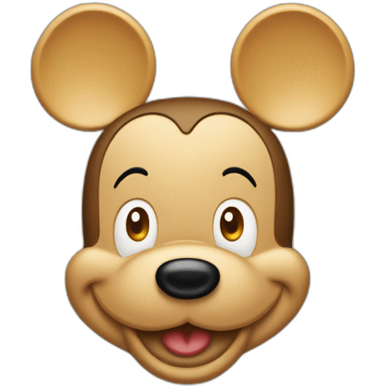 Mickey qui boie de la bière emoji