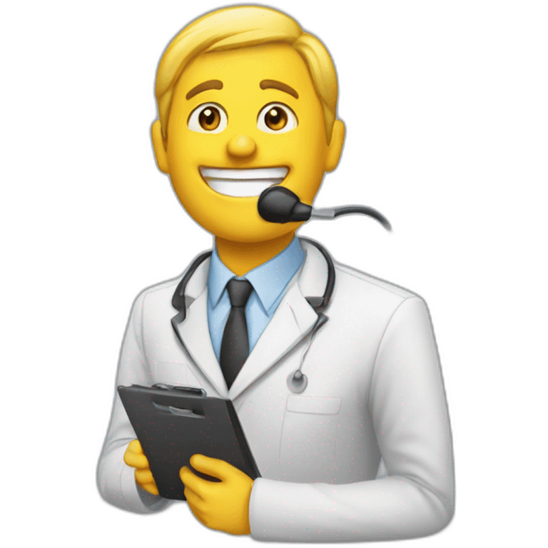 Outgoing call to a client  emoji