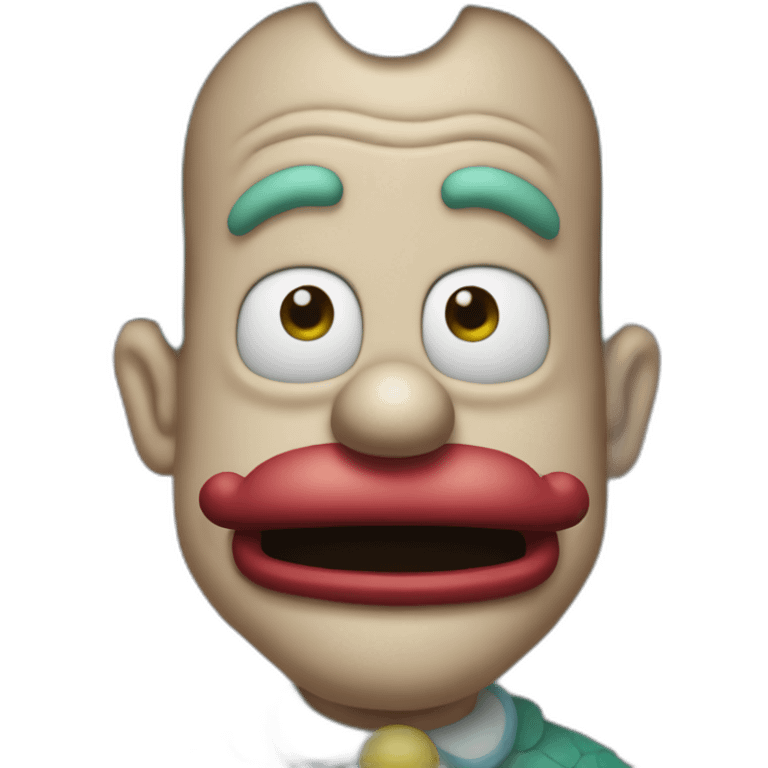 Krusty the clown emoji