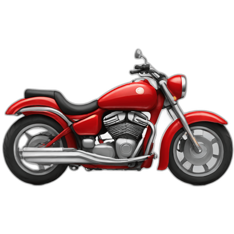 red motorcycle emoji