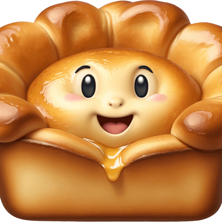 Cinematic Realistic Yorkshire Pudding Dish Emoji, showcasing a light, airy, golden puff with a crispy exterior rendered with lifelike detail and soft natural lighting that accentuates its classic appeal. emoji