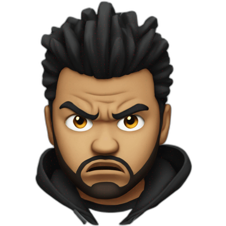 The weeknd angry emoji