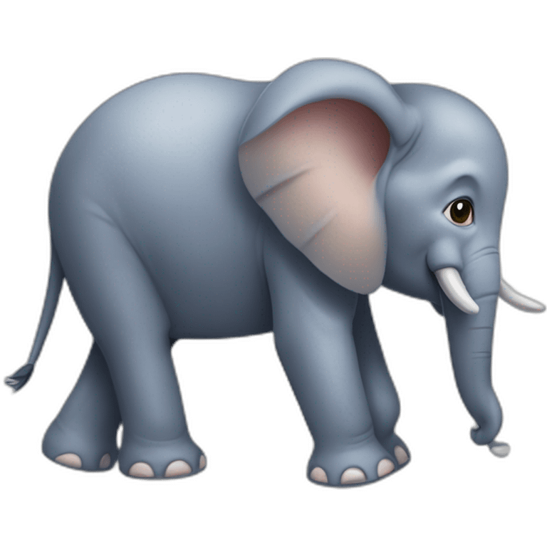 Éléphants sur souris emoji