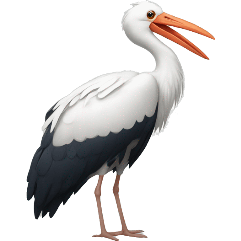 Stork emoji