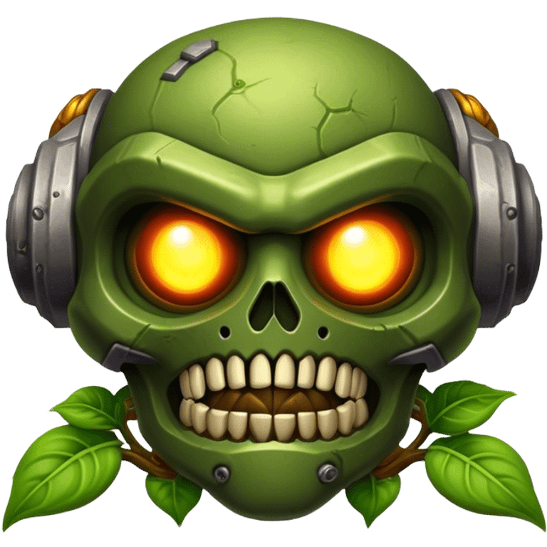 3D, cinematic ultra detailed 32k HD Doom srhoom in pvz 1, brought to life with stunning visual details, each lash, eye, and hair is shown in stunning detail, rich textures, visually rich, so lifelike that it feels like it could leap off the page at any moment emoji