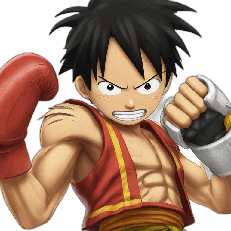 Luffy Fight Chica emoji