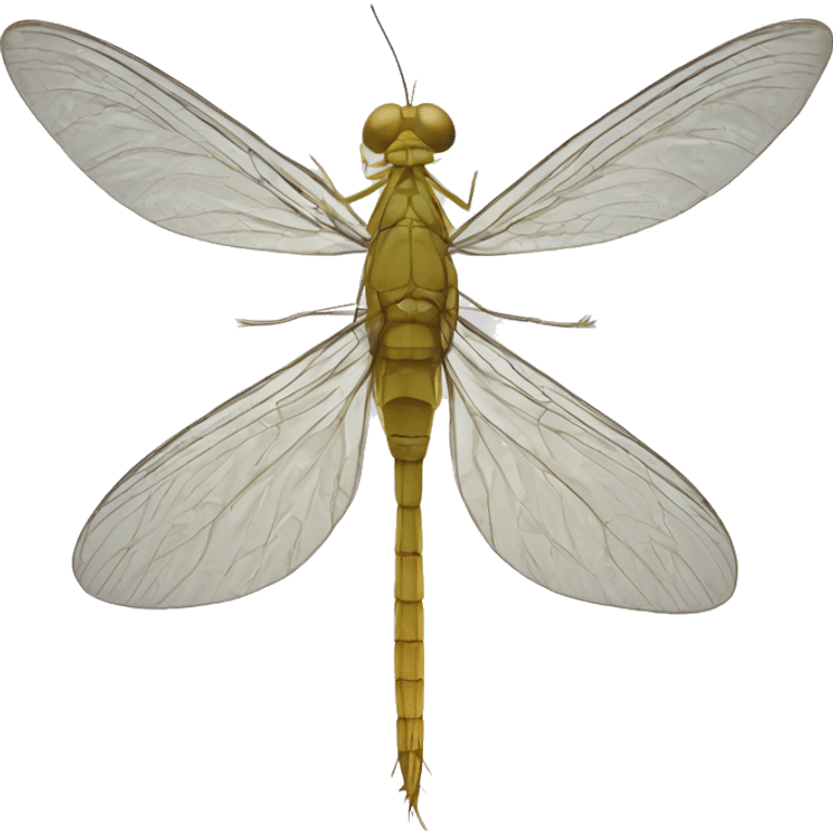 mayfly male with the turbanate eye. Drosal view emoji