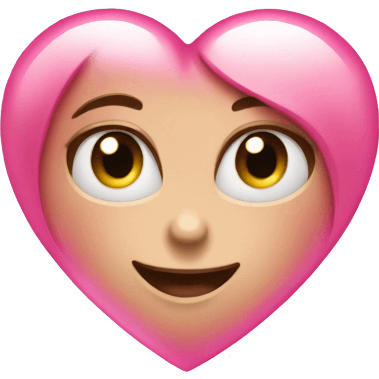 Sparkle pink heart emoji