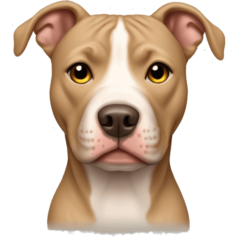 Beige pit bull  emoji