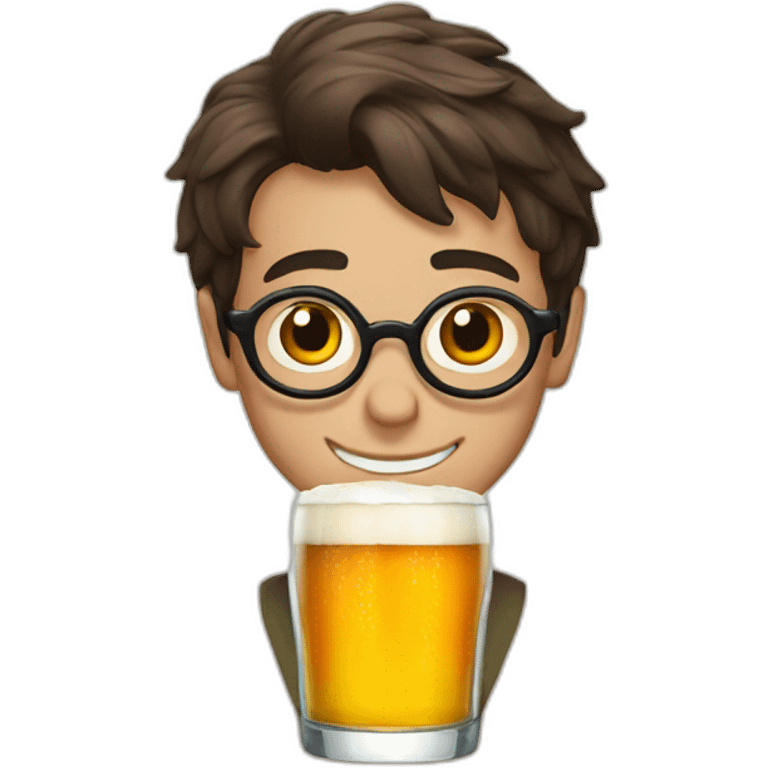 harry potter drink beer emoji