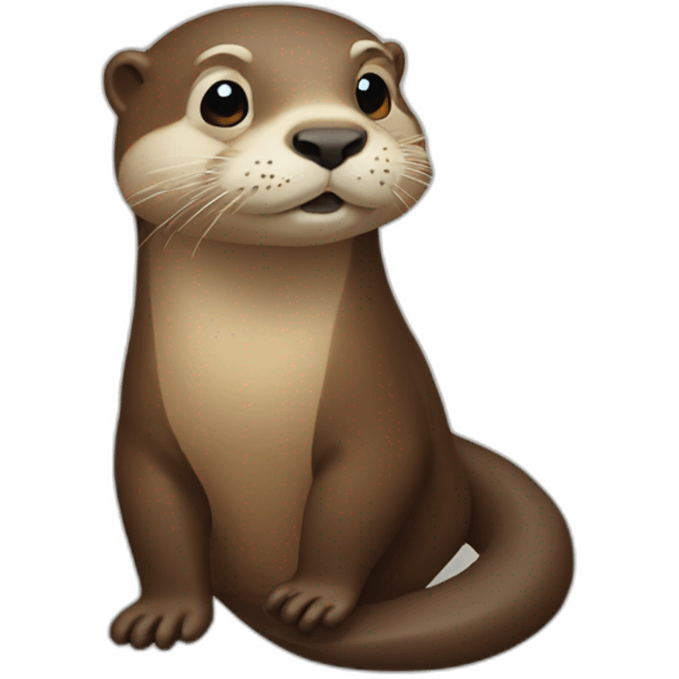 Donald trump as an otter emoji