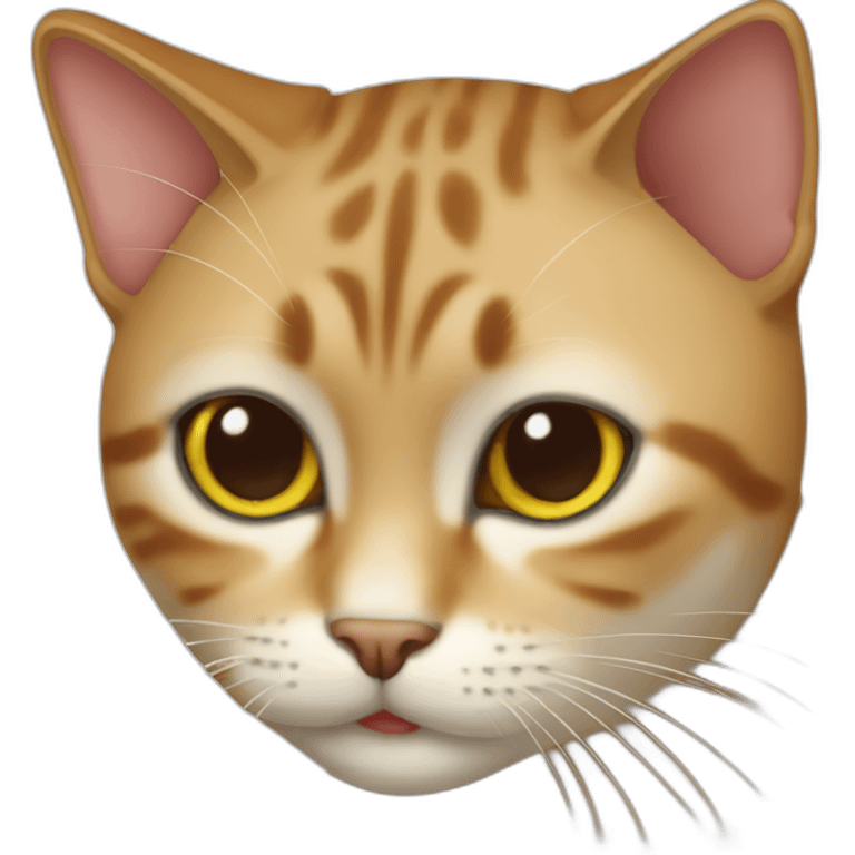 Thai cat brown emoji