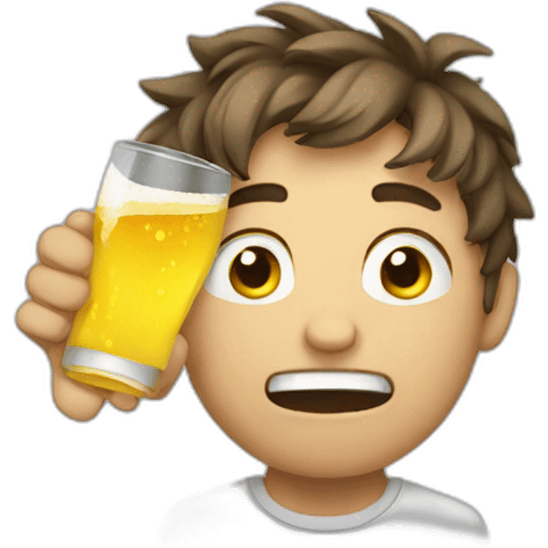 drunk boy emoji