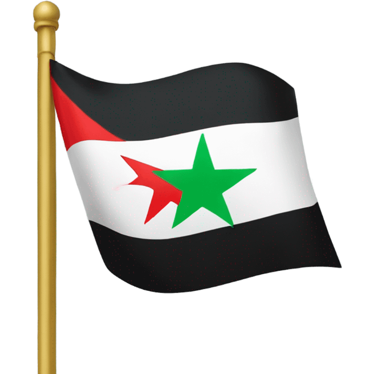 The new syria flag emoji