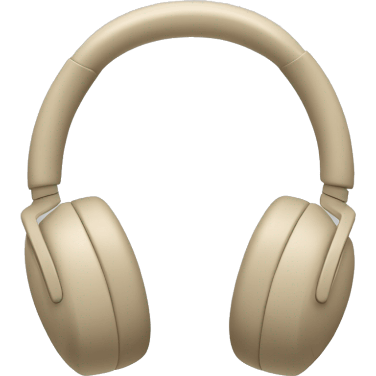 sony xm4 beige headphones  emoji