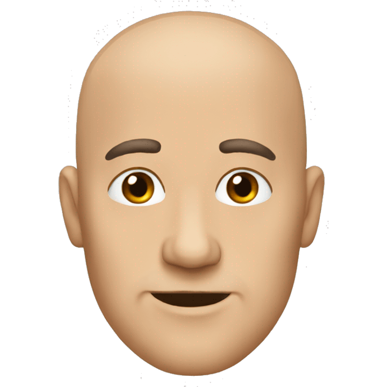 bald man emoji