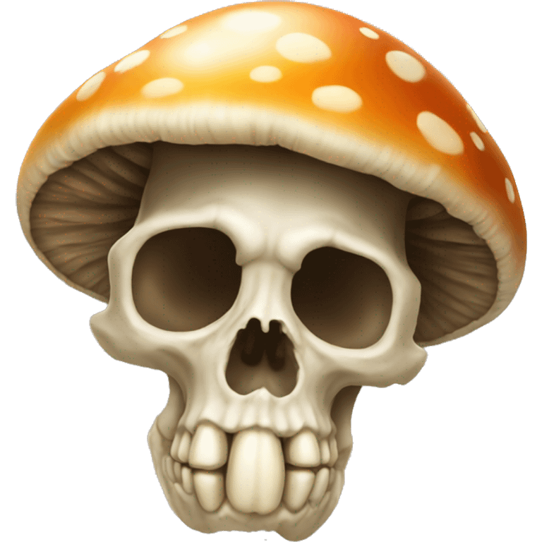 mushroom skull emoji