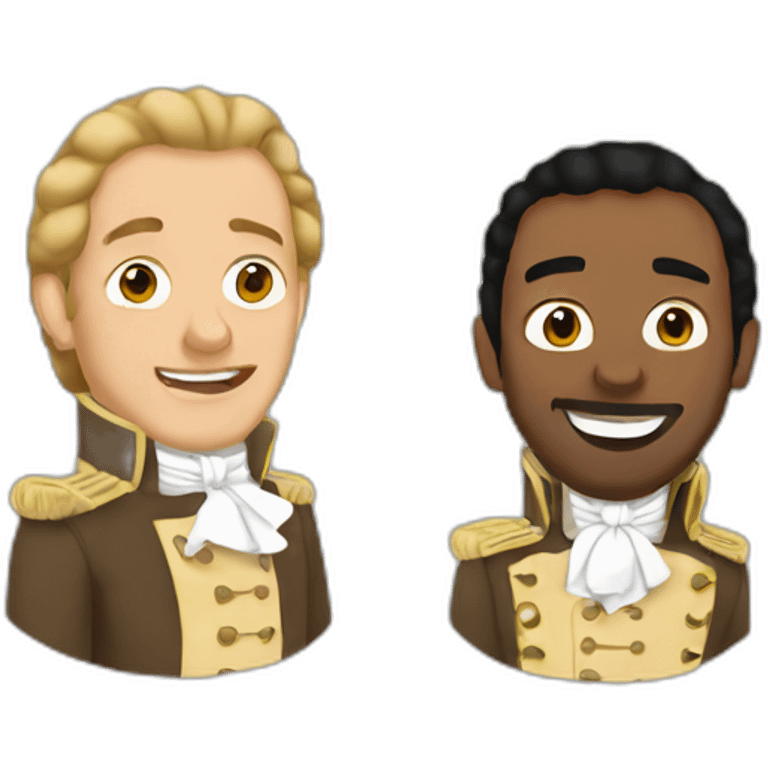 Hamilton musical emoji