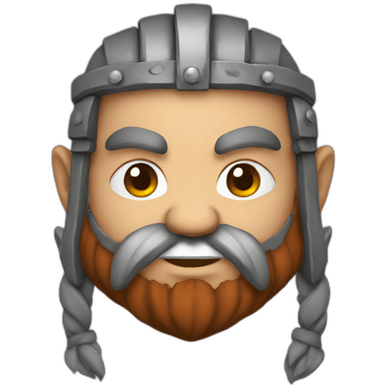 dwarf warrior face emoji