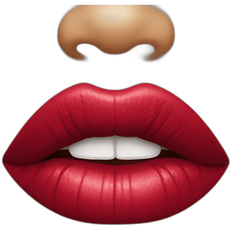 Lipstick-Kiss emoji