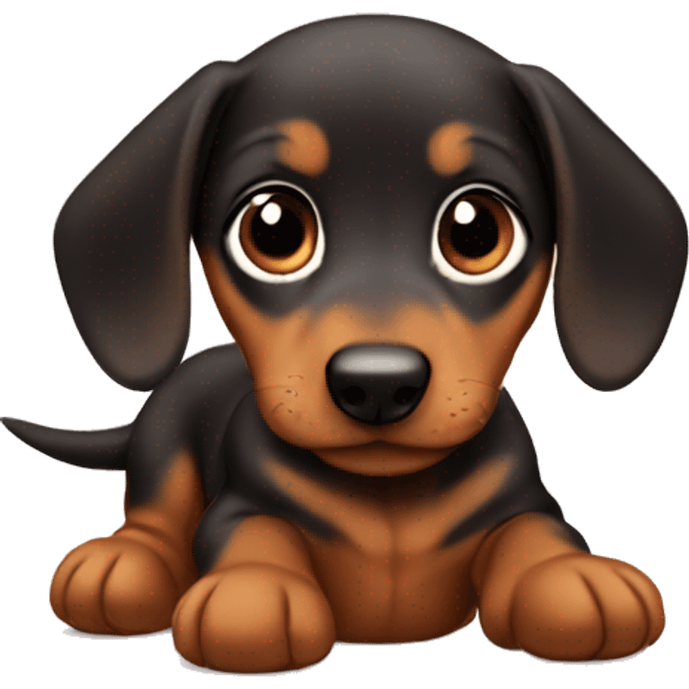 baby dashund emoji