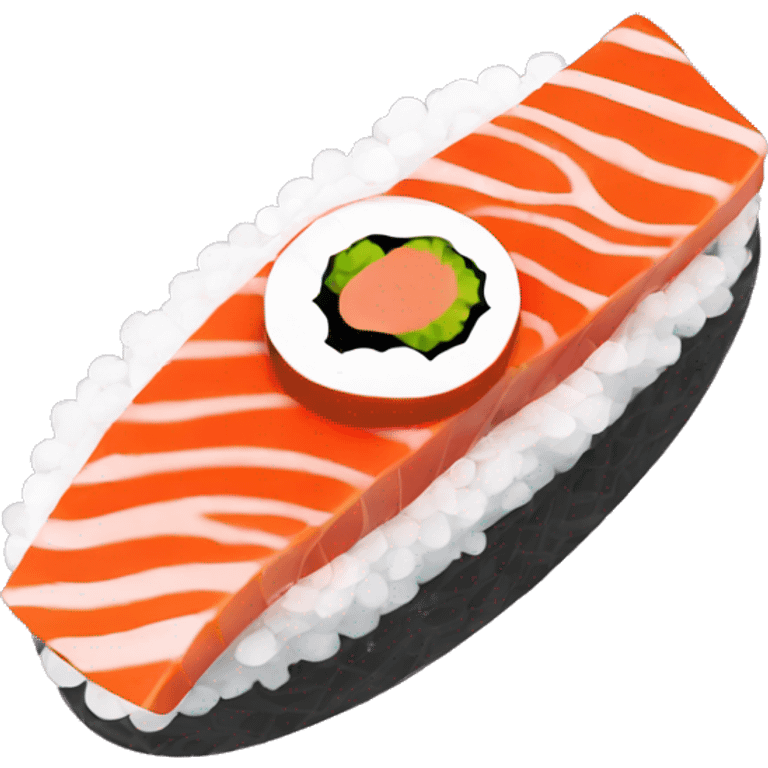 Salmon sushi emoji