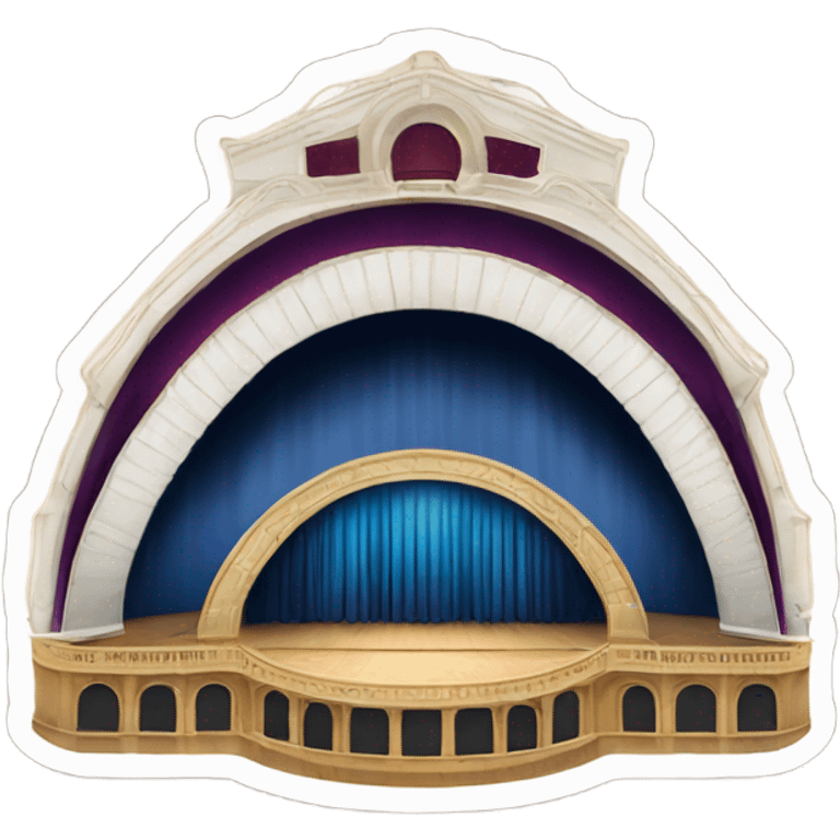 Opera house emoji