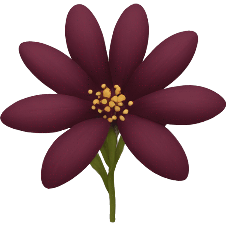 Burgundy flowers  emoji