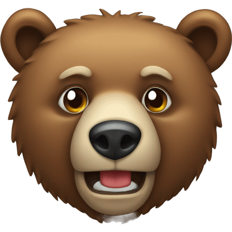 bear head animal emoji