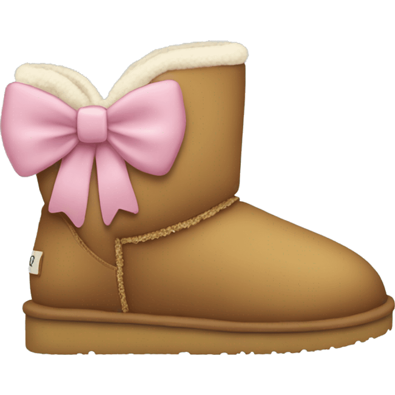 uggs with bow emoji