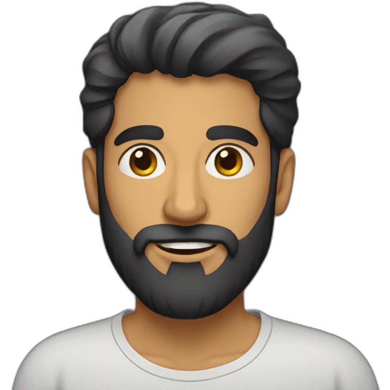 Pakistani bearded man emoji