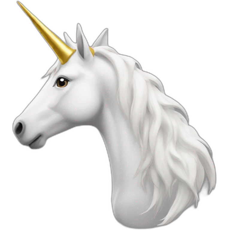 goldhorn-white-unicorn emoji