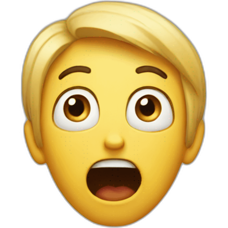 scared and surprised emoji