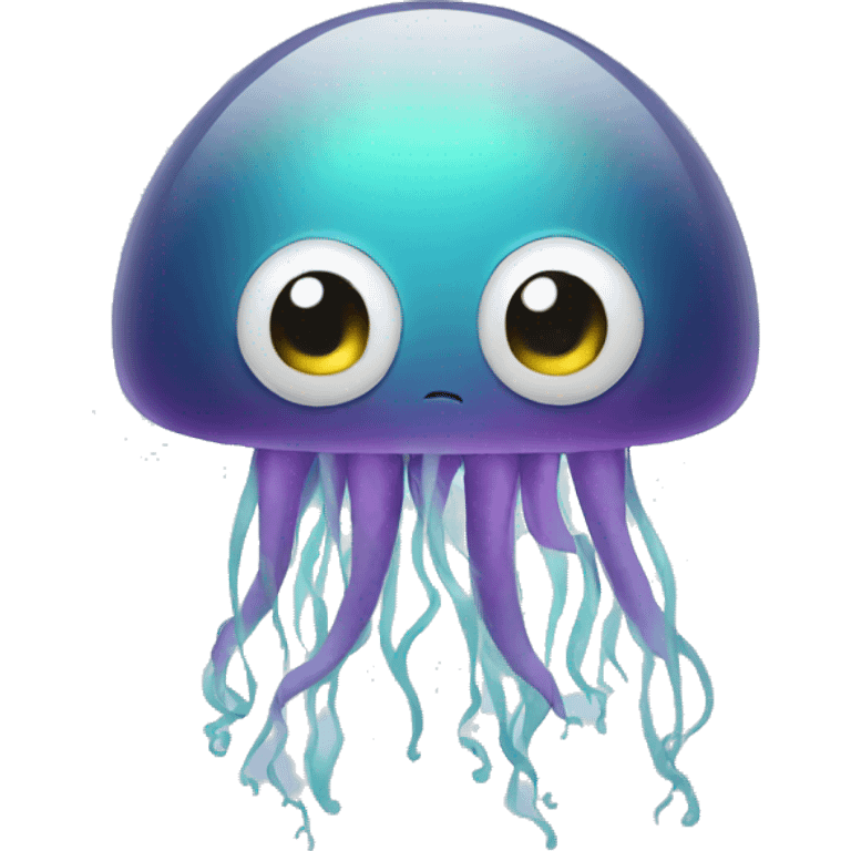 Sad jellyfish emoji