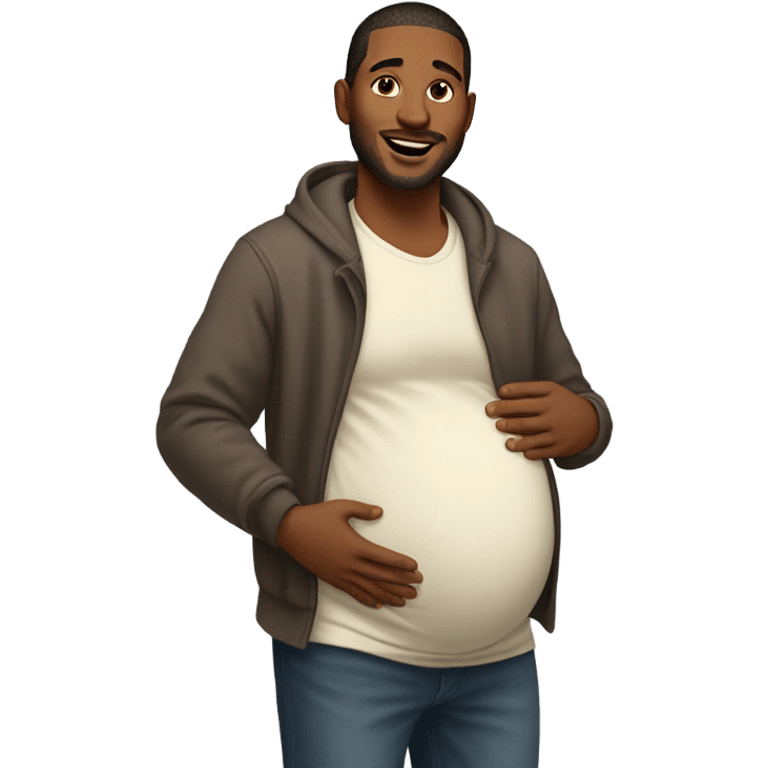 Pregnant man emoji