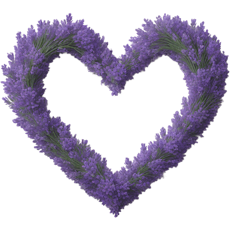 Lavender heart emoji