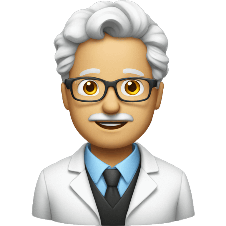 Scientists at a party emoji